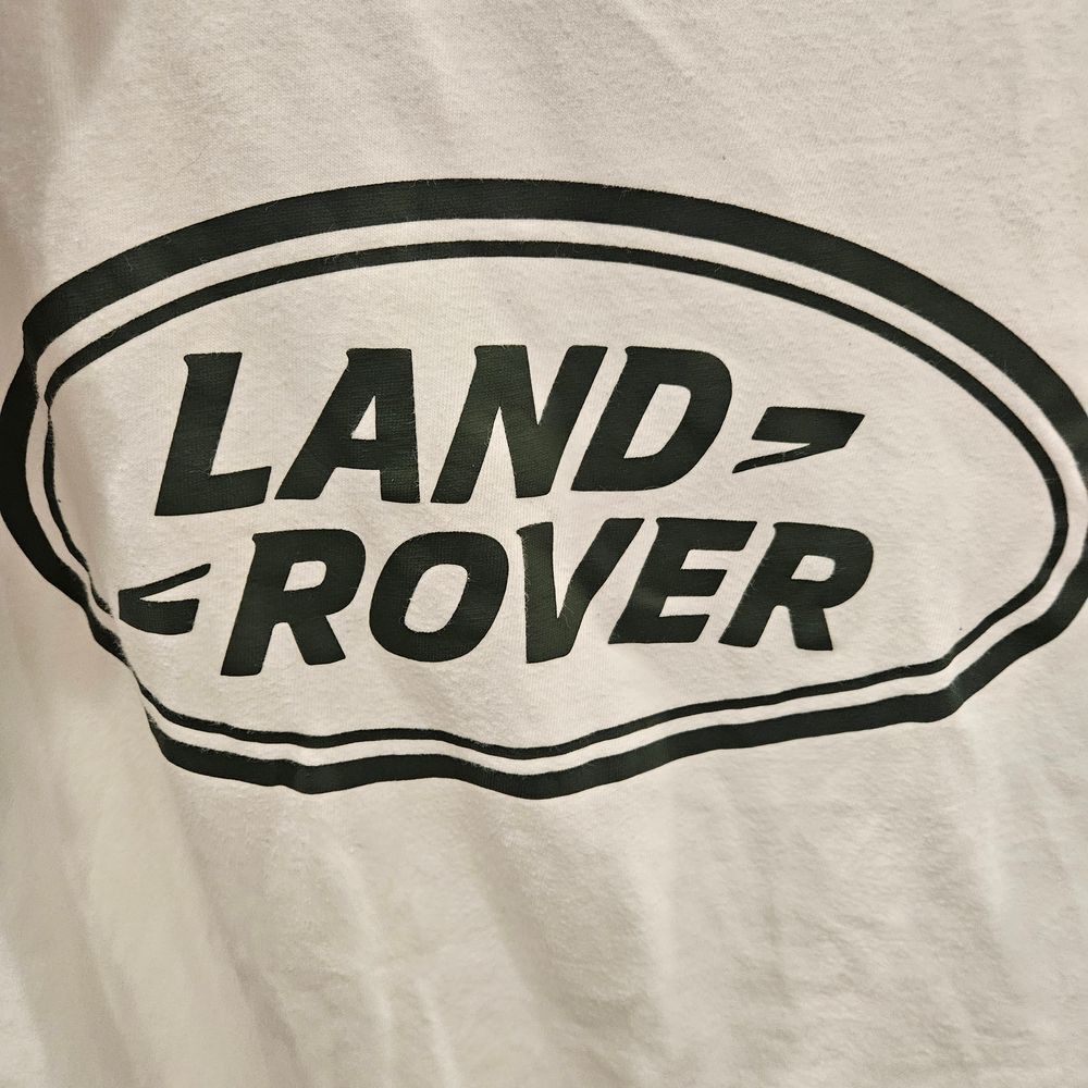 PacSun Land Rover Cream Graphic Tee Short Sleeve Men's Size Small